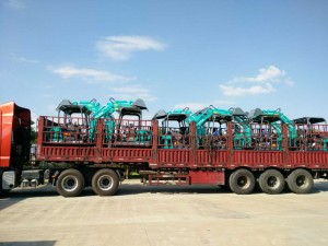 平安到達！卸貨要開挖咯